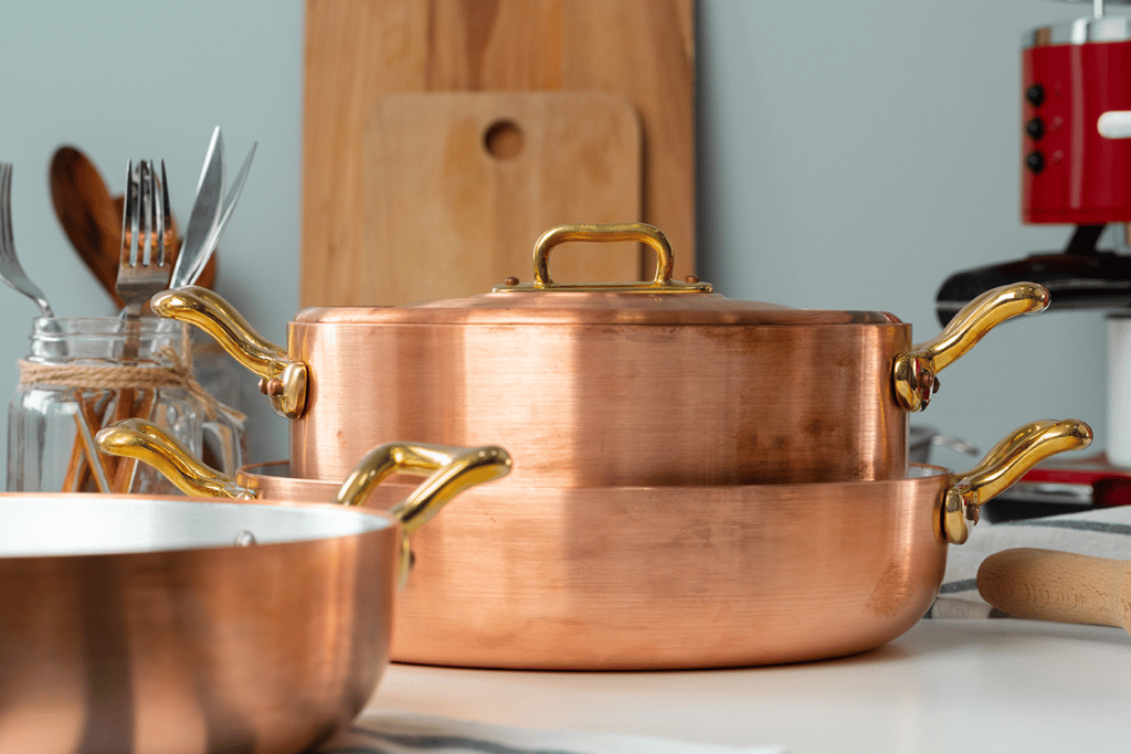 interior design fall copper pots